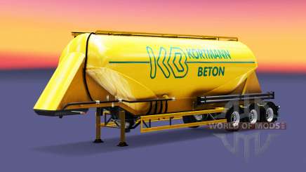 Скин Kortmann Beton на полуприцеп-цистерну для Euro Truck Simulator 2