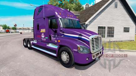 Скин Covenant Transport на Freightliner Cascadia для American Truck Simulator