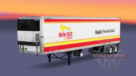 Скин IN-N-OUT на полуприцеп-рефрижератор для American Truck Simulator