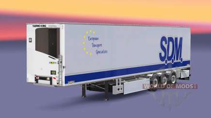 Полуприцеп-рефрижератор Chereau S.D.M. для Euro Truck Simulator 2