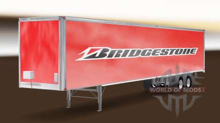 Скин Bridgestone на полуприцеп для American Truck Simulator