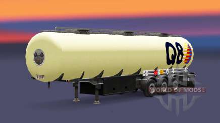 Скин Q8 на топливный полуприцеп для Euro Truck Simulator 2