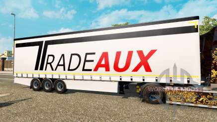 Шторный полуприцеп Krone Tradeaux для Euro Truck Simulator 2