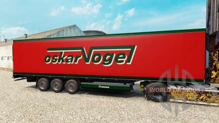 Скин Oskar Vogel на полуприцеп-рефрижератор для Euro Truck Simulator 2