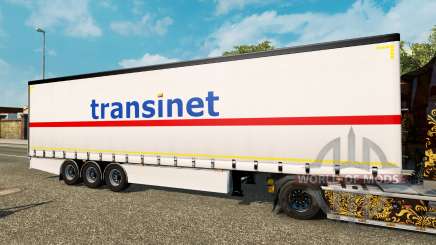 Шторный полуприцеп Krone TransiNet для Euro Truck Simulator 2