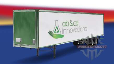 Скин ab&cd innovations на полуприцеп для American Truck Simulator