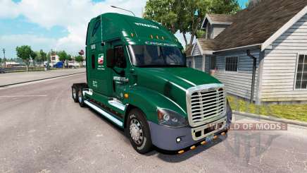 Скин INTERSTATE на тягач Freightliner Cascadia для American Truck Simulator