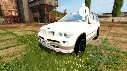BMW X5 Unmarked Police для Farming Simulator 2017