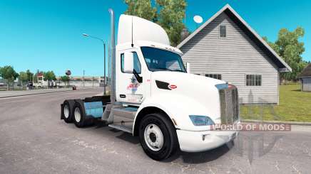 Скин Ace Beverages на тягач Peterbilt для American Truck Simulator