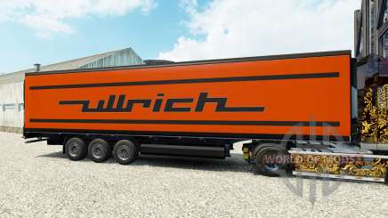 Скин Ullrich на полуприцеп-рефрижератор для Euro Truck Simulator 2