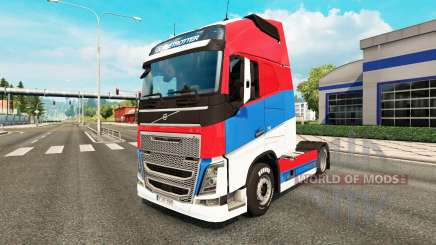 Скин Serbia на тягач Volvo для Euro Truck Simulator 2