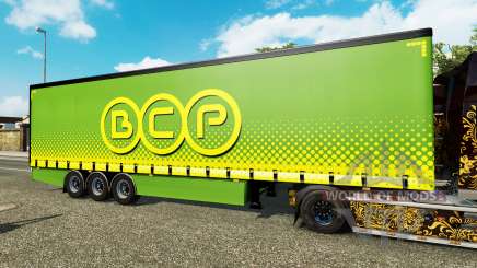 Шторный полуприцеп Krone BCP для Euro Truck Simulator 2