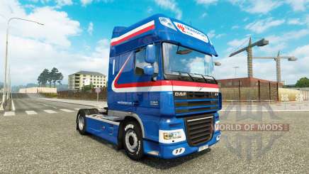 Скин H.Z. Transport на тягач DAF для Euro Truck Simulator 2
