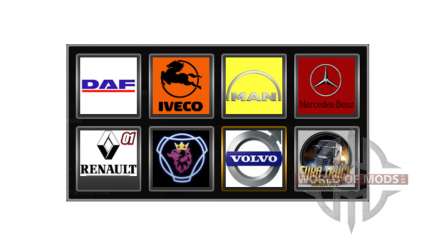 Логотипы реальных компаний для Euro Truck Simulator 2