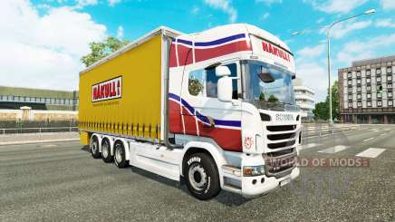 Скин Hakull на тягач Scania Tandem для Euro Truck Simulator 2