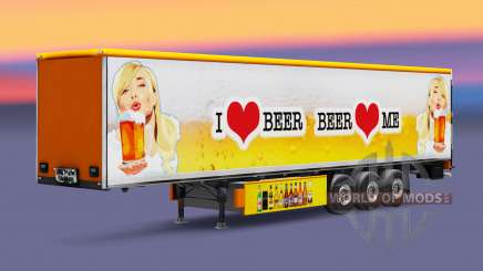Скин Beer на полуприцепы для Euro Truck Simulator 2