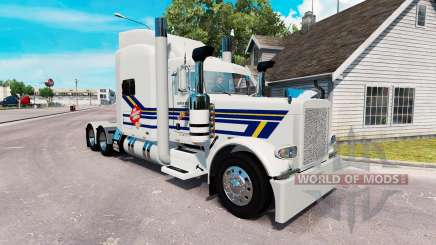 Скин Burton Trucking на тягач Peterbilt 389 для American Truck Simulator