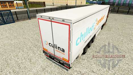 Скин Chilled Ambient на шторный полуприцеп для Euro Truck Simulator 2