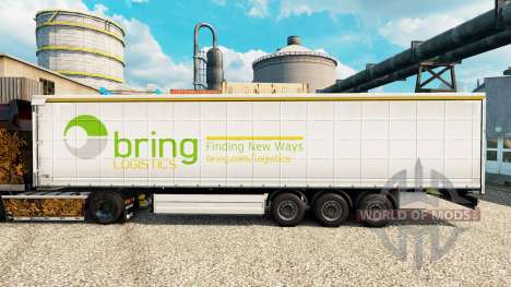Скин Bring Logistics на полуприцепы для Euro Truck Simulator 2