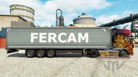 Скин Fercam на полуприцепы для Euro Truck Simulator 2