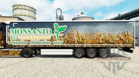 Скин Monsanto Bio на полуприцепы для Euro Truck Simulator 2