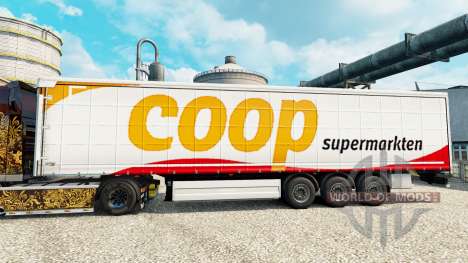 Скин Coop на полуприцепы для Euro Truck Simulator 2
