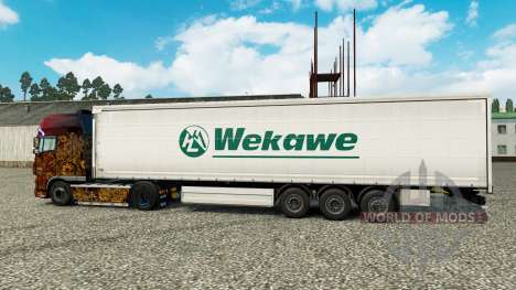 Скин Wekawe на полуприцепы для Euro Truck Simulator 2