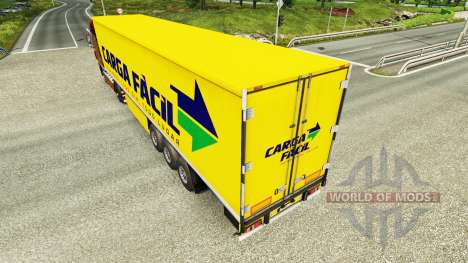 Скин Carga Facil на полуприцепы для Euro Truck Simulator 2