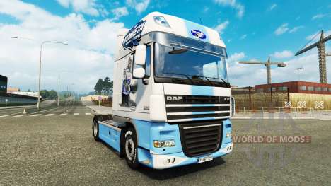 Скин HC Комета Brno на тягач DAF для Euro Truck Simulator 2