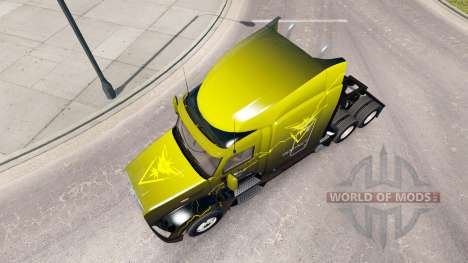 Скин Instinct на тягач Peterbilt 579 для American Truck Simulator