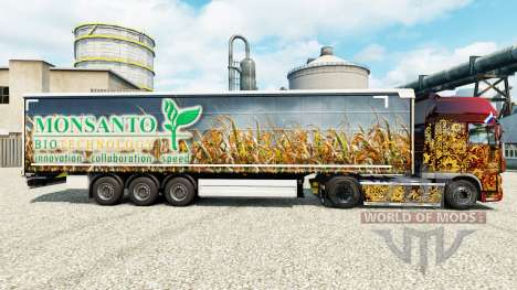 Скин Monsanto Bio на полуприцепы для Euro Truck Simulator 2