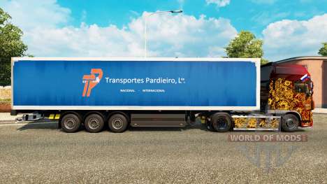 Скин Transportes Pardieiro Lda на полуприцепы для Euro Truck Simulator 2