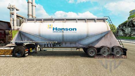 Скин Hanson на цементный полуприцеп для Euro Truck Simulator 2