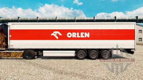 Скин Orlen на полуприцепы для Euro Truck Simulator 2