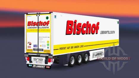 Полуприцеп-рефрижератор Lamberet Bischof для Euro Truck Simulator 2