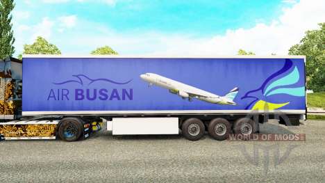 Скин Air Busan на полуприцепы для Euro Truck Simulator 2
