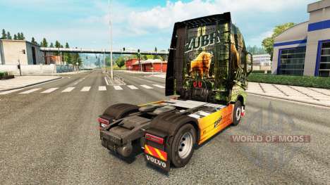 Скин Zubr на тягач Volvo для Euro Truck Simulator 2