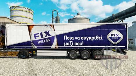 Скин Fix Hellas на полуприцепы для Euro Truck Simulator 2