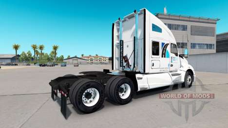 Скин KoolTrans на тягач Kenworth T680 для American Truck Simulator