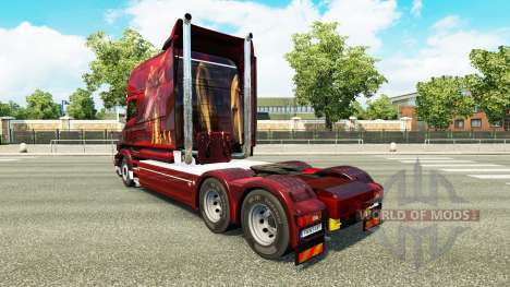 Скин Dragon на тягач Scania T для Euro Truck Simulator 2