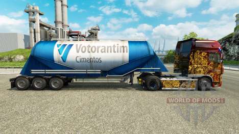 Скин Votorantim на цементный полуприцеп для Euro Truck Simulator 2