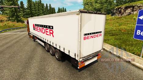 Скин Bender Spedition на полуприцепы для Euro Truck Simulator 2