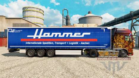 Скин Hammer Group на полуприцепы для Euro Truck Simulator 2