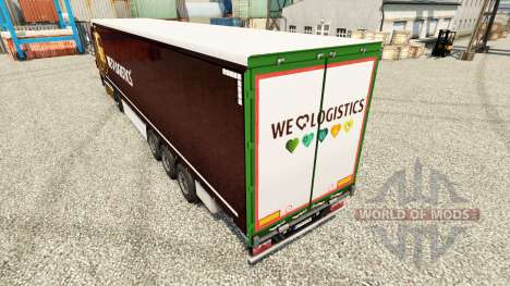 Скин UPS Inc. на полуприцепы для Euro Truck Simulator 2