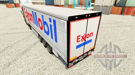 Скин Exxon Mobil на полуприцепы для Euro Truck Simulator 2