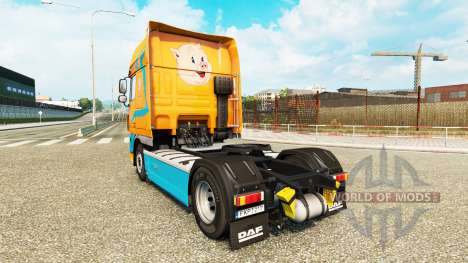 Скин Pezzaioli Pigs на тягач DAF для Euro Truck Simulator 2