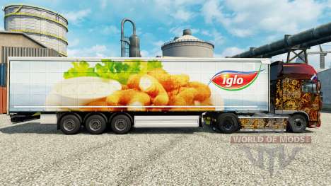 Скин Iglo на полуприцепы для Euro Truck Simulator 2