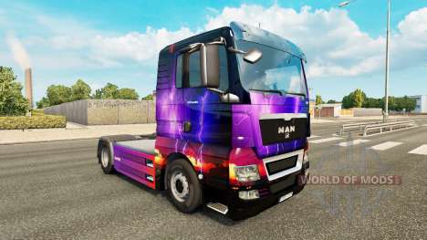 Скин Storm на тягач MAN для Euro Truck Simulator 2