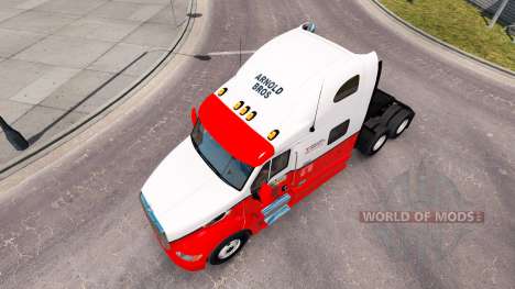 Скин Arnold Bros на тягач Peterbilt 387 для American Truck Simulator
