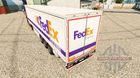 Скин FedEx Express на полуприцепы для Euro Truck Simulator 2